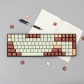 Tiramisu GMK 104+26 Full PBT Dye-subbed Keycaps Set for Cherry MX Mechanical Gaming Keyboard 64/87/98